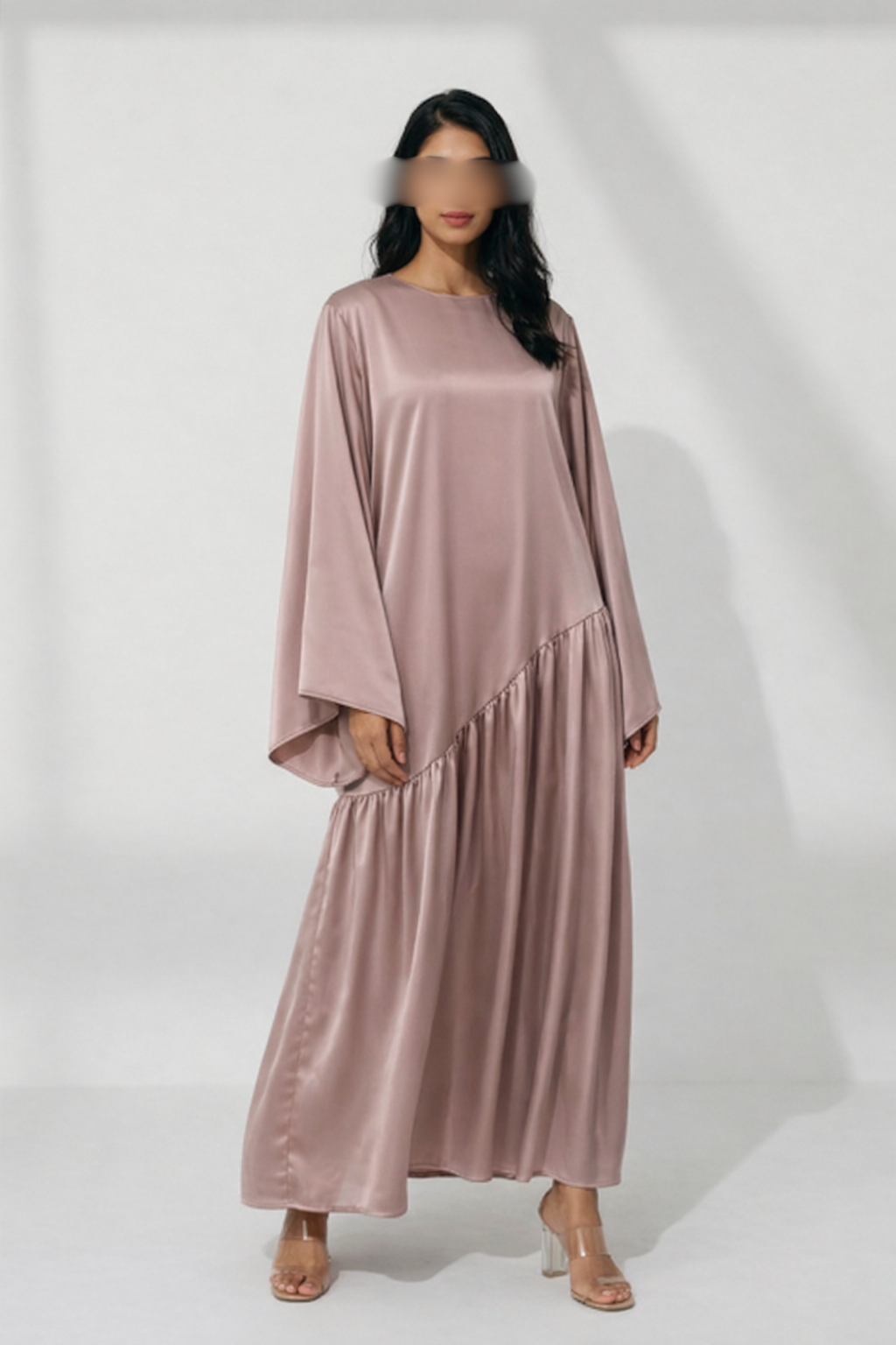 Satin Flare Abaya