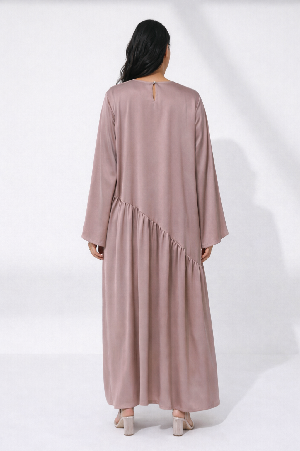 Satin Flare Abaya