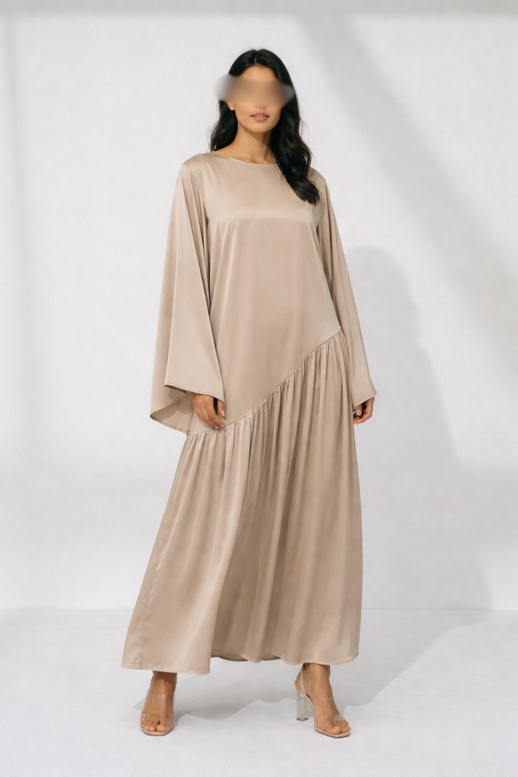 Satin Flare Abaya
