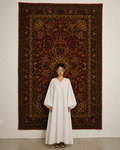 Abaya met lange strepen