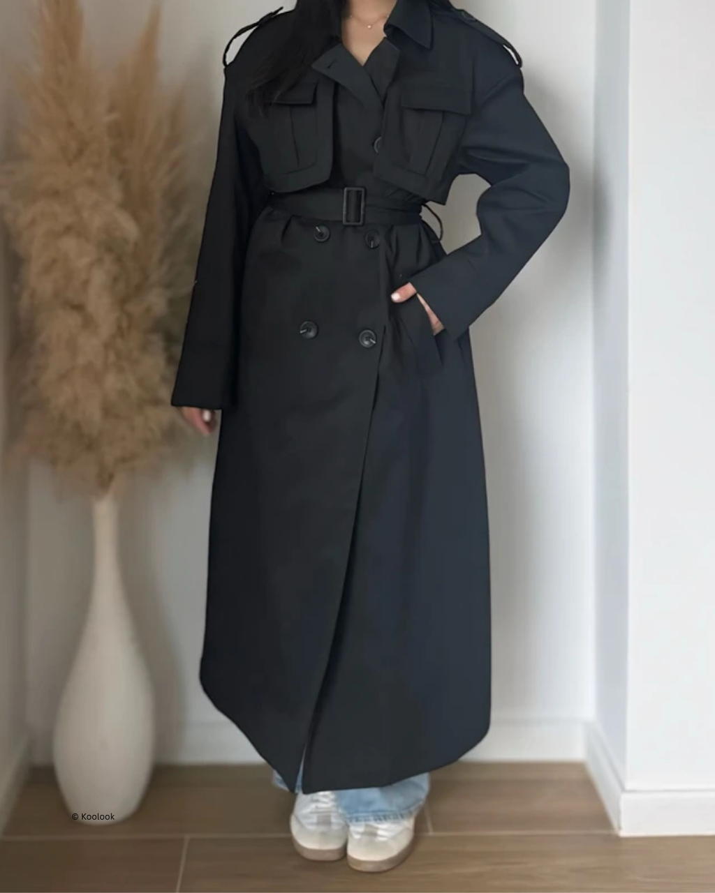 Lange Trenchcoat