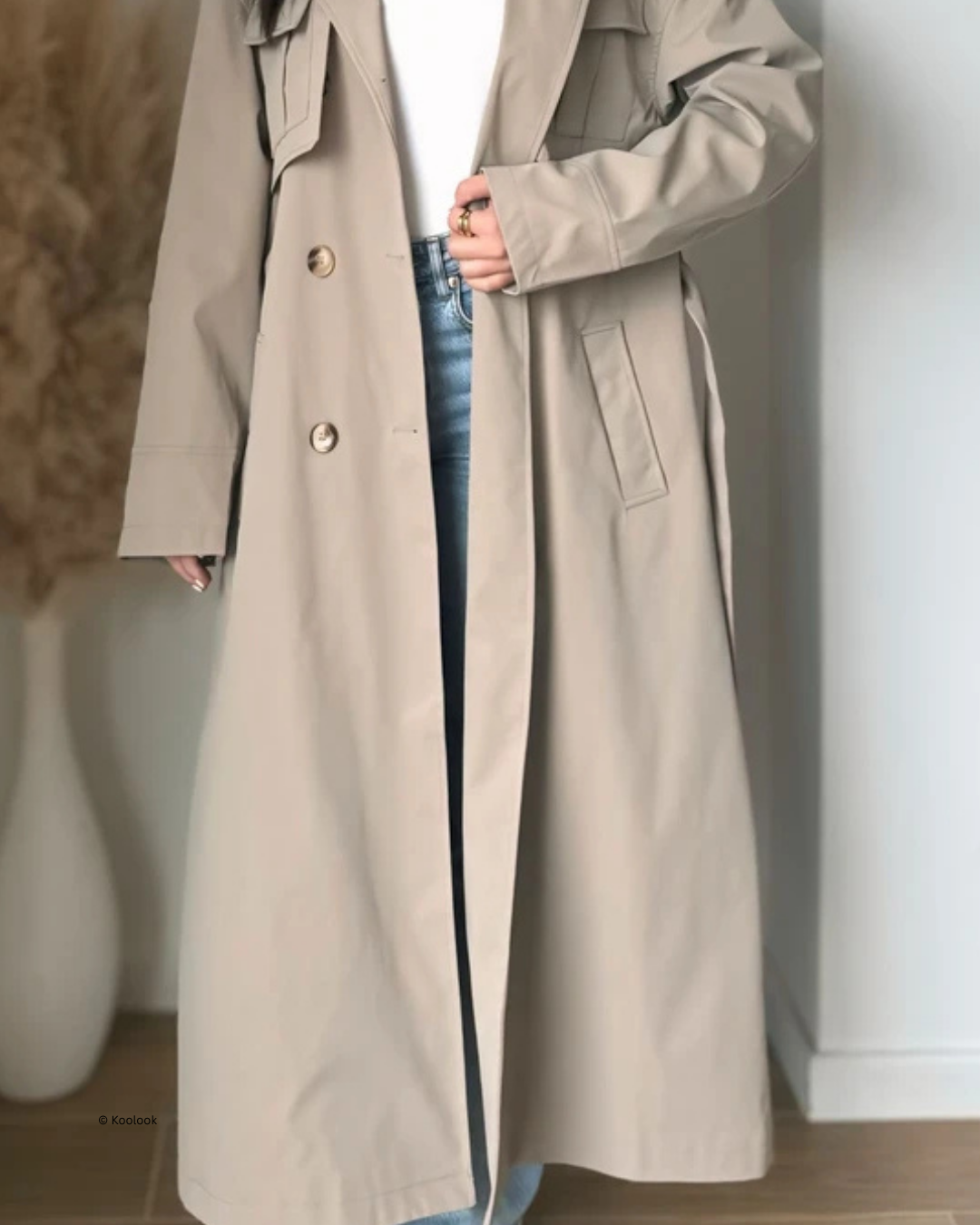 Lange Trenchcoat