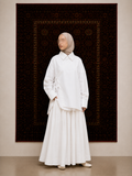 Asymmetrisch katoenen shirt met overslag