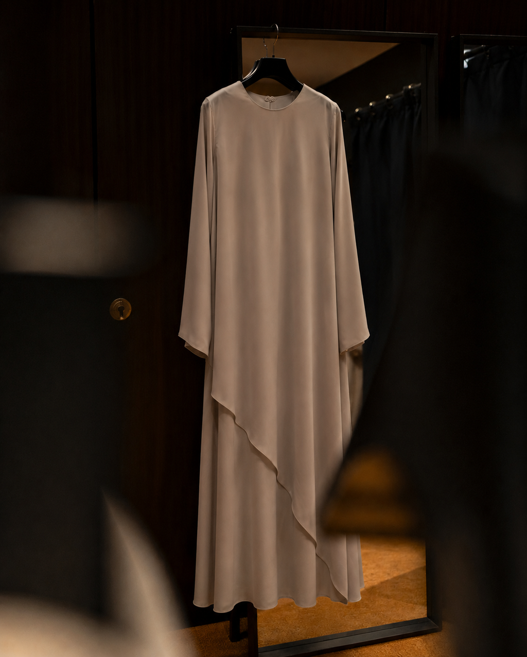 Beige Veil Set