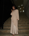 Beige Veil Set